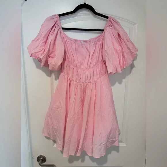 Princess Polly Light Pink Baby Doll Dress - Picture 5 of 8